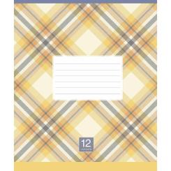 Тетрадь Школярик Plaid pattern 12 листов клетка Фото 4