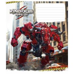 Тетрадь Школярик Animals transformers 12 листов клетка Фото