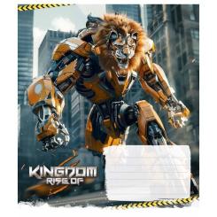 Тетрадь Школярик Animals transformers 12 листов клетка Фото 4