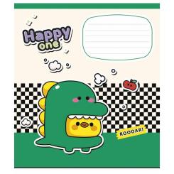 Тетрадь Школярик Happy one 12 листов клетка Фото 3