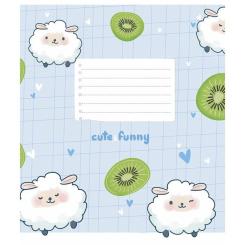 Тетрадь Школярик 12 аркушів лінія Фото 1