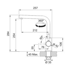 Смеситель Franke Lina L Shape Фото 1
