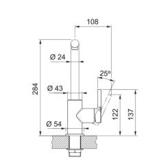 Смеситель Franke Lina L Shape Фото 2