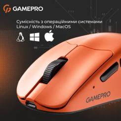 Мышка GamePro Genesis Avenger Wireless/Bluetooth/USB Orange Фото 9
