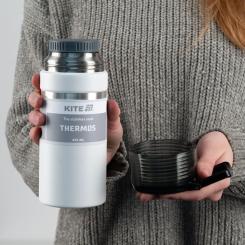 Термос Kite 473 мл білий Фото 5