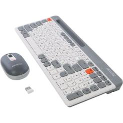 Комплект Maxxter KMS-WCM-03G-UA Wireless Gray/White Фото 2