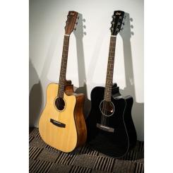 Гитара электроакустическая Cort Earth 60CE Black Gloss Фото 7