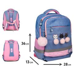 Рюкзак школьный Yes Meow-Meow S-52 Ergo Фото 1