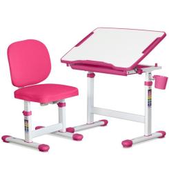 Парта со стулом Evo-kids Evo-06 Plus Pink Фото