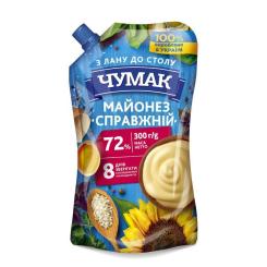 Соус Чумак Майонез Настоящий 72% 300 г Фото