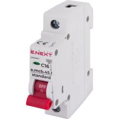 Автоматический выключатель E.NEXT 1-п e.mcb.stand. 16А C ( 4,5кА) Фото
