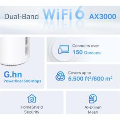 Маршрутизатор TP-Link DECO-PX50-3-PACK Фото 3