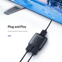 Разветвитель Orico HDMI 2.0 1x2, 4K Фото 9