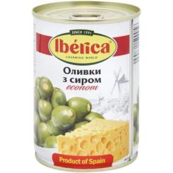 Овощная консервация Iberica Оливки фаршированные сыром 280 г Фото