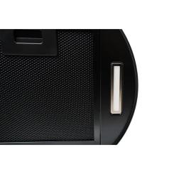 Вытяжка кухонная Ventolux CILINDRO 35 BK (1200) ST MM Фото 5