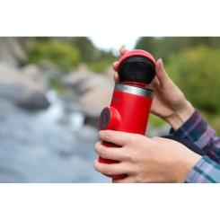 Кофеварка кемпинговая Wacaco Nanopresso з чохлом червона Фото 7