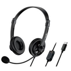 Наушники Genius HS-230U USB-C Black Фото 2