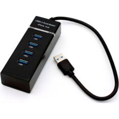 Концентратор Voltronic USB 3.0 to 4xUSB black Фото