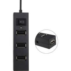 Концентратор Voltronic USB 3.0 to 4xUSB black Фото 1
