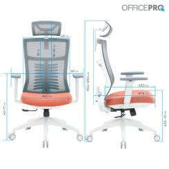 Офисное кресло OfficePro Balance OC550-W-DG-OR Фото 10