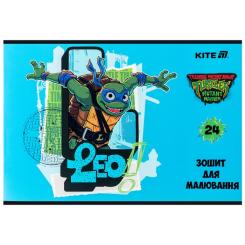 Альбом для рисования Kite Ninja Turtles, 24 листа Фото 2