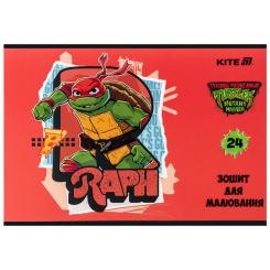 Альбом для рисования Kite Ninja Turtles, 24 листа Фото 4