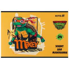 Альбом для рисования Kite Ninja Turtles, 24 листа Фото 6
