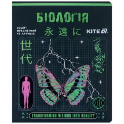 Тетрадь Kite предметная Cyber 48 листов, клетка, биология Фото