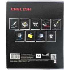 Тетрадь Kite предметний Techno 48 аркуші, лінія, английська мов Фото 6