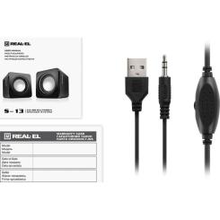 Акустическая система REAL-EL S-13 USB Black Фото 7