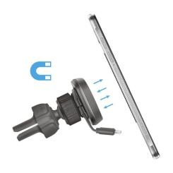 Универсальный автодержатель Defender CH-129 красный, магнит, на решетку вентиляции Фото 10