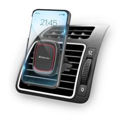 Универсальный автодержатель Defender CH-129 красный, магнит, на решетку вентиляции Фото 6