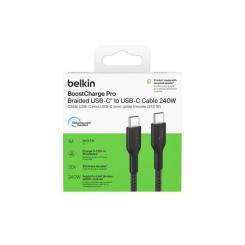 Дата кабель Belkin USB-C to USB-C 1.0m 240W black Фото 2