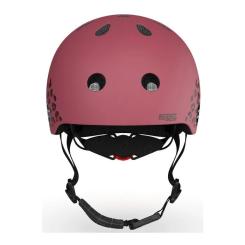 Шлем Scoot&Ride вишневий з ліхтариком 45-51см Фото 4