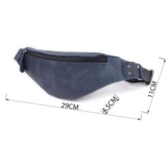 Сумка Shvigel Из натуральной кожи Синяя Фото 2