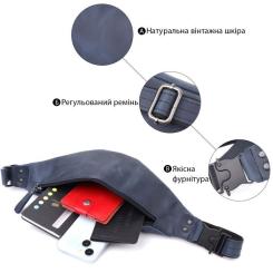 Сумка Shvigel Из натуральной кожи Синяя Фото 3