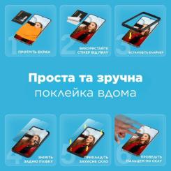 Стекло защитное PANZERGLASS Ultra-Wide Fit Samsung Galaxy S25 Фото 6