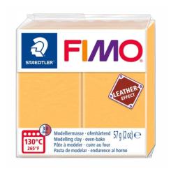 Пластика Fimo Leather-effect, Шафран жовтий, 57 гр Фото