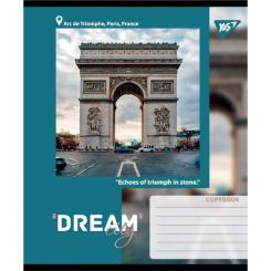 Тетрадь Yes Dream City А5 96 аркушів лінія Фото 4