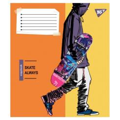 Тетрадь Yes Skate is always А5 60 аркушів лінія Фото 1