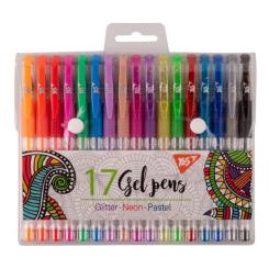 Ручка гелевая Yes набор 17 штук Фото