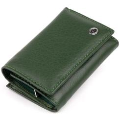 Кошелек ST Leather Зі шкіри унісекс Зелений Фото