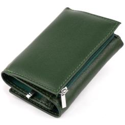 Кошелек ST Leather Зі шкіри унісекс Зелений Фото 1