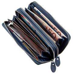 Кошелек ST Leather Синий Фото 4