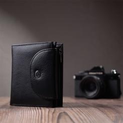 Кошелек ST Leather Из натуральной кожи Черный Фото 9