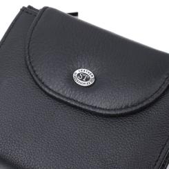 Кошелек ST Leather Из натуральной кожи Черный Фото 4