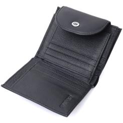 Кошелек ST Leather Из натуральной кожи Черный Фото 6