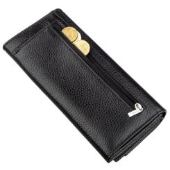 Кошелек ST Leather Черный Фото 5