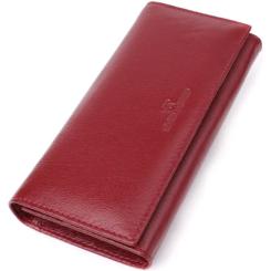 Кошелек ST Leather Из натуральной кожи Бордовый Фото