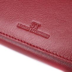 Кошелек ST Leather Из натуральной кожи Бордовый Фото 4